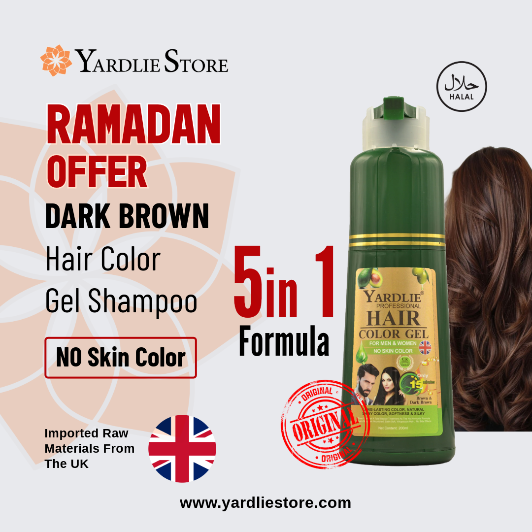 Yardlie Dark Brown Hair Color Gel 200ml