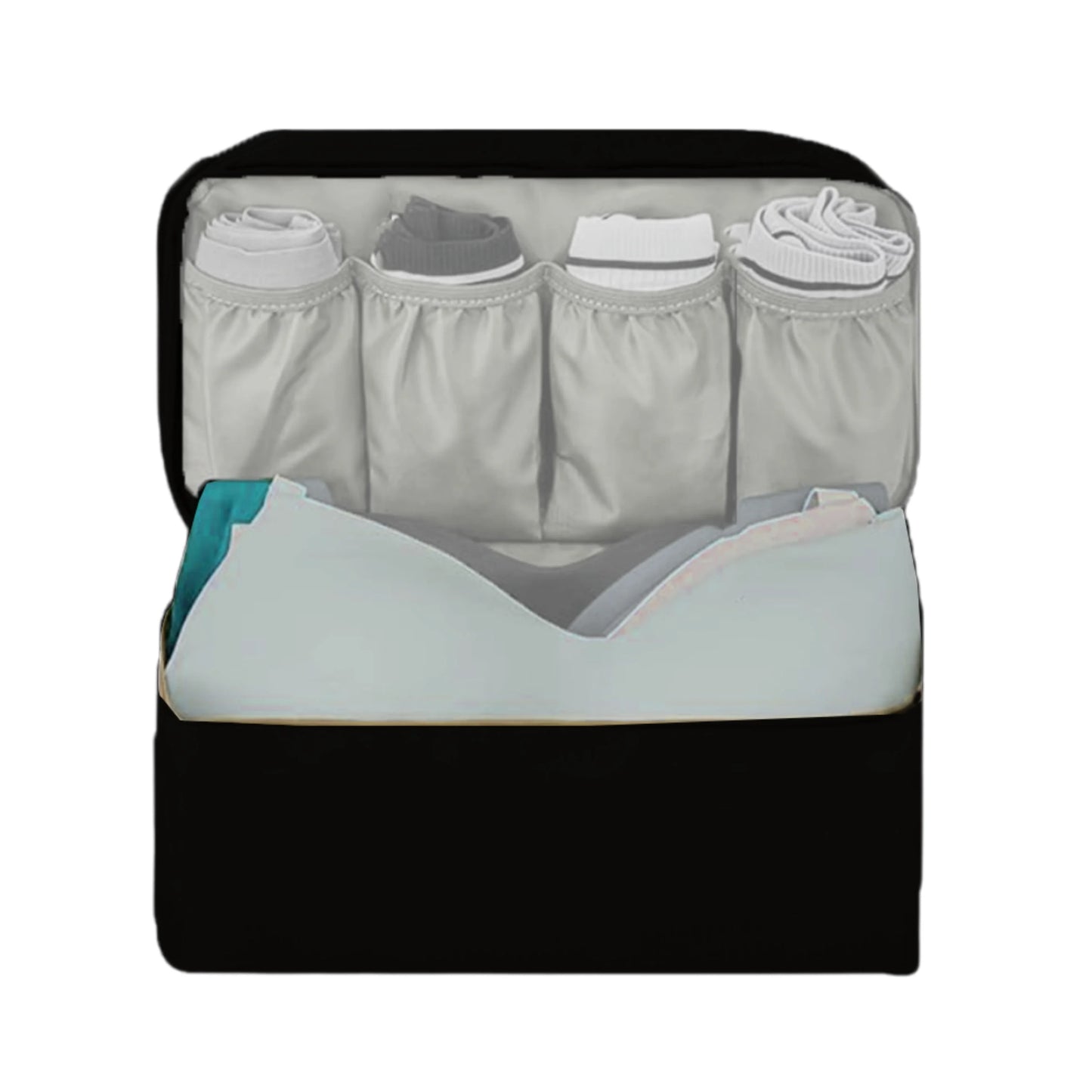 Undergarments Organizer Bag for Travel & Storage - Beige