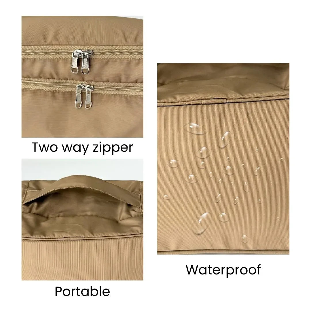 Undergarments Organizer Bag for Travel & Storage - Beige